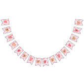 Bannière À Fanions L'amour est dans l'air : romantique (Tout)