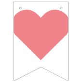 Bannière À Fanions L'amour est table de dessert Mariage sucré (Premier drapeau)