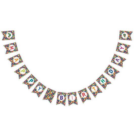 Bannière À Fanions L'Anniversaire De La Caterpillar Très Affamé (Tout)