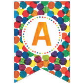 Bannière À Fanions L'Anniversaire De La Caterpillar Très Affamé (Troisième drapeau)