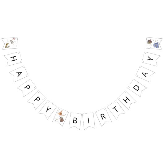 Bannière À Fanions L'anniversaire de l'icône Harry Potter (Tout)