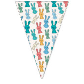 Bannière À Fanions Lapin de Pâques (Troisième drapeau)