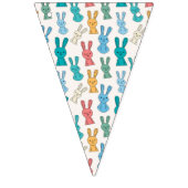 Bannière À Fanions Lapin de Pâques (Deuxième drapeau)