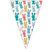 Bannière À Fanions Lapin de Pâques (Premier drapeau)