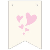 Bannière À Fanions Lapins adorables en trèfle avec Baby shower de coe (Premier drapeau)