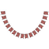 Bannière À Fanions L'art populaire ukrainien motif floral abstact (Tout)