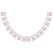 Bannière À Fanions Lavender Gingham 1st Birthday Bunting Flags (Tout)