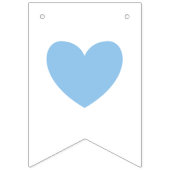 Bannière À Fanions Le baby shower bienvenu de garçon de rayure de (Deuxième drapeau)