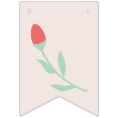 Bannière À Fanions Le bébé brasse le baby shower de thé de | (Premier drapeau)