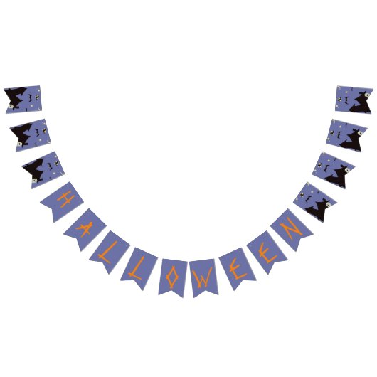 Bannière À Fanions Le fantôme d'Halloween et les sorcières (Tout)