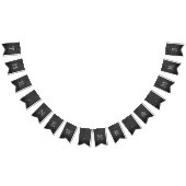 Bannière À Fanions Le nouveau Mariage M. & Mme Chalkboard (Tout)