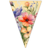 Bannière À Fanions Les fleurs sauvages t'aiment maman (Deuxième drapeau)