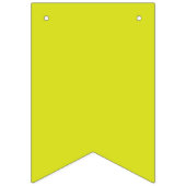 Bannière À Fanions Les formes géométriques jaunes et oranges sont dis (Troisième drapeau)