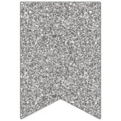 Bannière À Fanions Les Parties scintillant d'argent de Faux. (Deuxième drapeau)