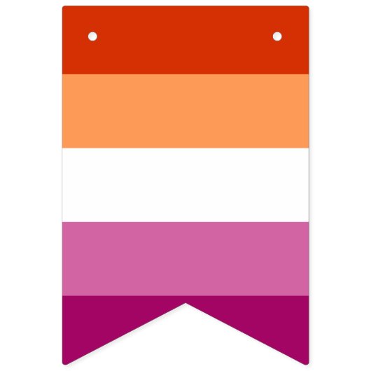 Bannière À Fanions Lesbian (Deuxième drapeau)