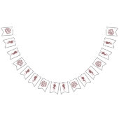 Bannière À Fanions Lesbiennes Mariées Regency Rose Roses (Tout)