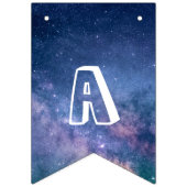 Bannière À Fanions L'espace Joyeux anniversaire (Troisième drapeau)