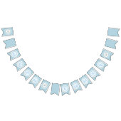 Bannière À Fanions Lettres arméniennes d'Agra Hadig-Blue (Tout)