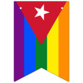 Bannière À Fanions LGBT Cuba (Troisième drapeau)