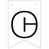 Bannière À Fanions LGBTQIA Pride Arc-en-ciel Bloc de couleur (Premier drapeau)