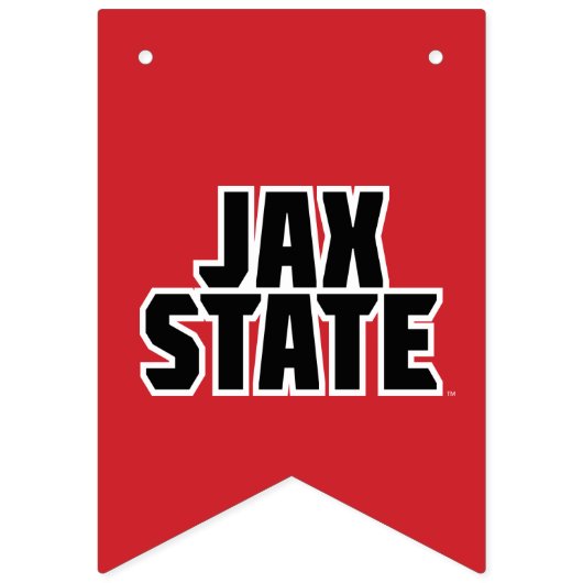 Bannière À Fanions Licence de l'Université d'État de Jacksonville (Premier drapeau)