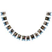 Bannière À Fanions Light Blue Navy 16 Photo Graduation Hanging Banniè (Tout)