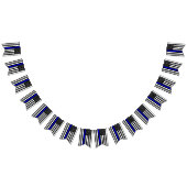 Bannière À Fanions Ligne Bleue Mince Américain (Tout)