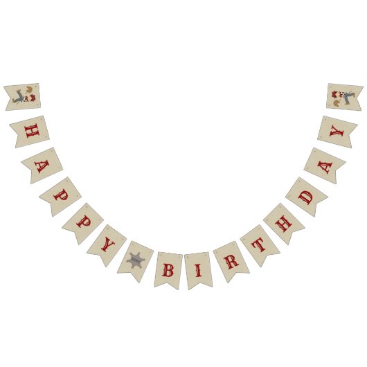 Bannière À Fanions Lil' Buckaroo (cheveux blonds) (Tout)