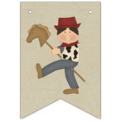 Bannière À Fanions Lil' Buckaroo (cheveux blonds) (Premier drapeau)