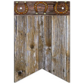 Bannière À Fanions Lil' Cowboy et Teddy Bear 1er anniversaire (Premier drapeau)