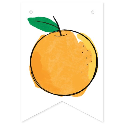 Bannière À Fanions Little Cutie Orange (Deuxième drapeau)