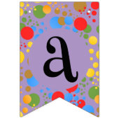 Bannière À Fanions Little Party Monster and confetti Anniversaire Par (Troisième drapeau)