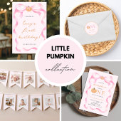 Bannière À Fanions Little Pumpkin 1st Birthday Photo Banner