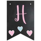 Bannière À Fanions Llama Pyjama Filles Roses Dormir Fête (Deuxième drapeau)