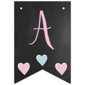 Bannière À Fanions Llama Pyjama Filles Roses Dormir Fête (Troisième drapeau)