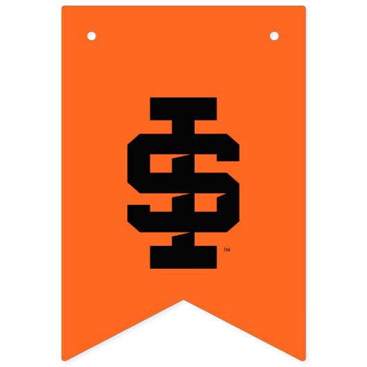 Bannière À Fanions Logo de l'Université d'État de l'Idaho (Premier drapeau)