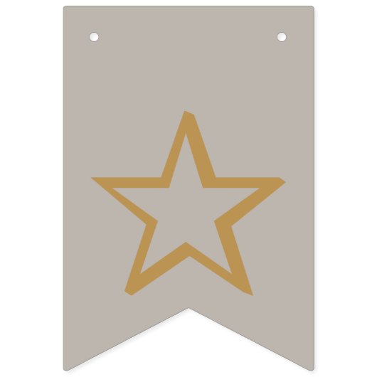 Bannière À Fanions L'or et l'argent Bonne année (Premier drapeau)