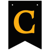 Bannière À Fanions L'Or Noir Bravo Et Bières N'Importe Quel Âge Anniv (Premier drapeau)