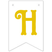 Bannière À Fanions Lucky One Happy First Birthday (Deuxième drapeau)