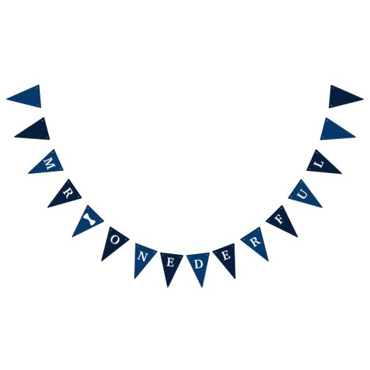 Bannière À Fanions M. Onederful Banner d'anniversaire (Tout)