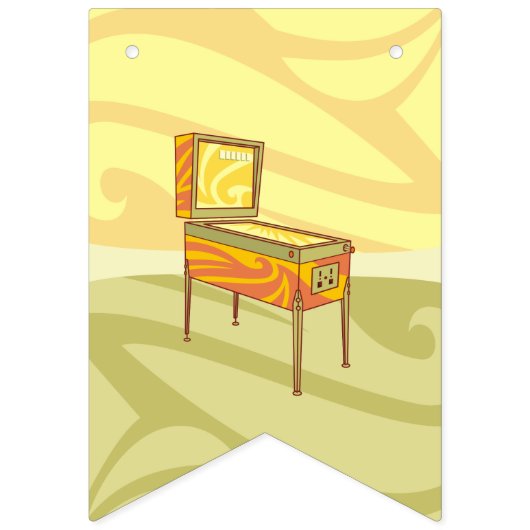 Bannière À Fanions Machine à pinball (treizième drapeau)
