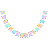 Bannière À Fanions Magnificent Pastel Rainbow Wedding (Tout)