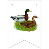 Bannière À Fanions Mallard Drake et Duck (Deuxième drapeau)