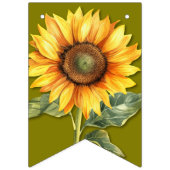 Bannière À Fanions Marché des producteurs de tournesols (Premier drapeau)
