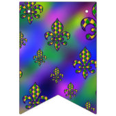 Bannière À Fanions Mardi Gras Motif (Premier drapeau)