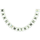 Bannière À Fanions Margs et Matrimony Chic Trio de Margarita Lime Ver (Tout)