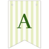 Bannière À Fanions Margs et Matrimony rayures vertes (Deuxième drapeau)