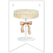 Bannière À Fanions Mariage amour perles et prosecco (Premier drapeau)