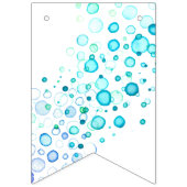 Bannière À Fanions Mariage aquarelle (Premier drapeau)