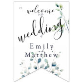 Bannière À Fanions Mariage Boho Bliss (Premier drapeau)